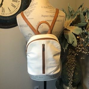Valentina ,  leather back pack made in Italy